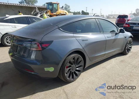 2022 Tesla Model 3 Performance Dual Motor All-Wheel Drive from USA, damaged, VIN 5YJ3E1EC1NF253733